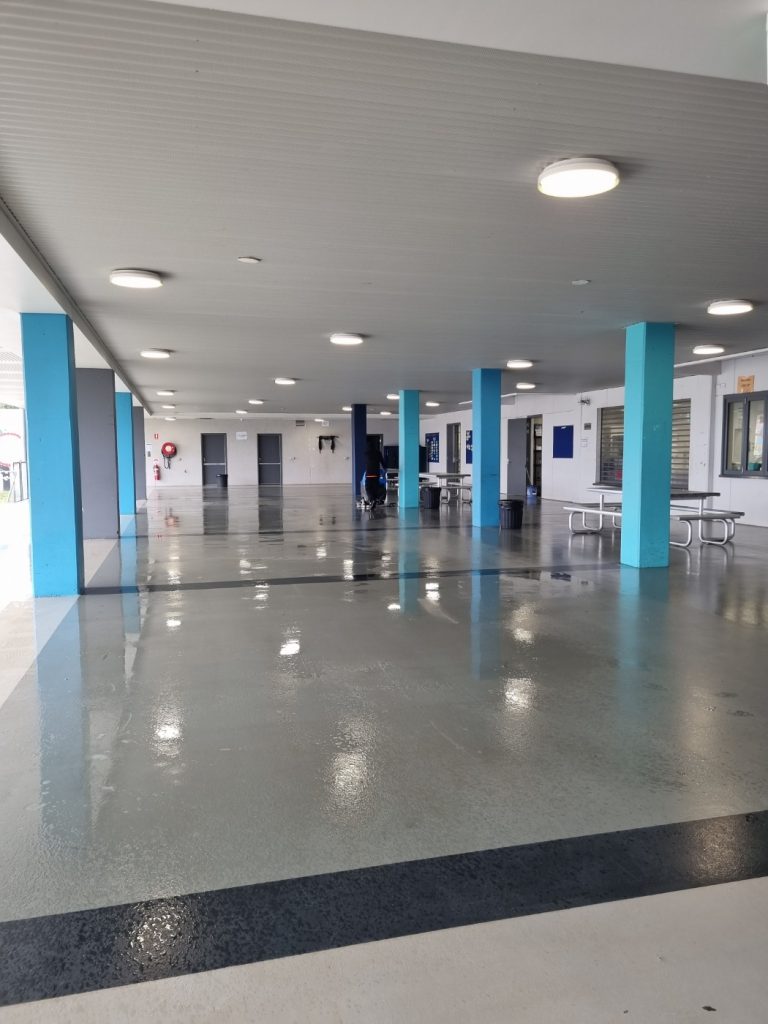 School holiday cleaning